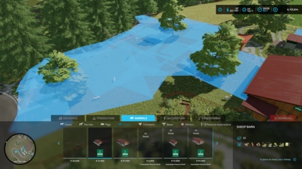 FS22 - Expandable Pastures V1.0.1.0