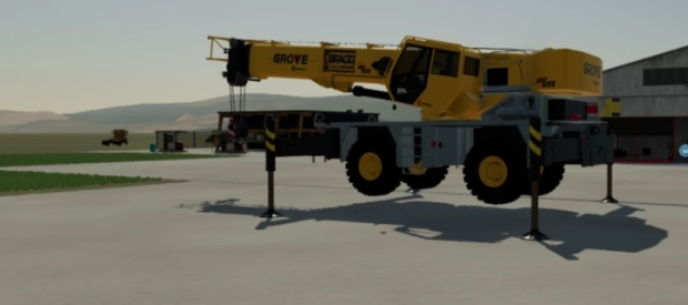 FS22 - Grove GRT 655 Rough Terrain Crane Lift Straps V1.0
