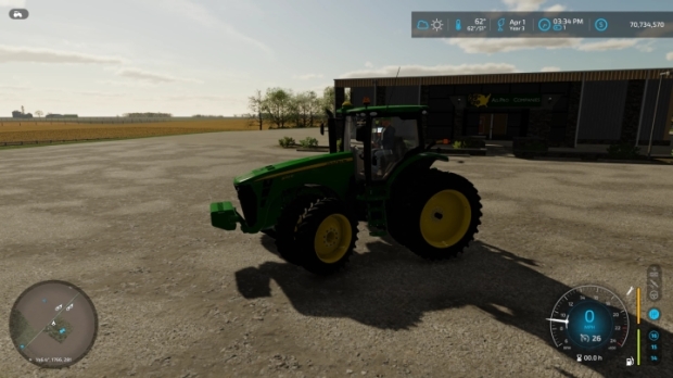 FS22 - John Deere 8R 2009/2010 US Tractor V1.0