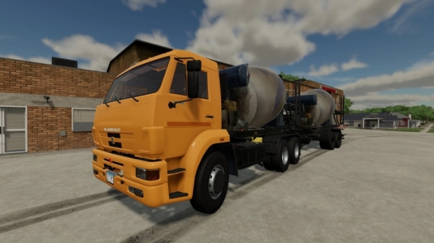 FS22 - Kamaz 45143 Concrete Mixer V2.0