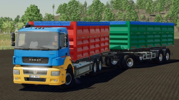 FS22 - Kamaz Neo & Trailer V1.0