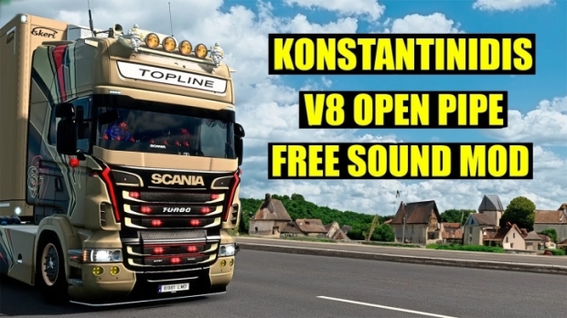 ETS2 - Konstantinidis Open Pipe V8 V04.09.24