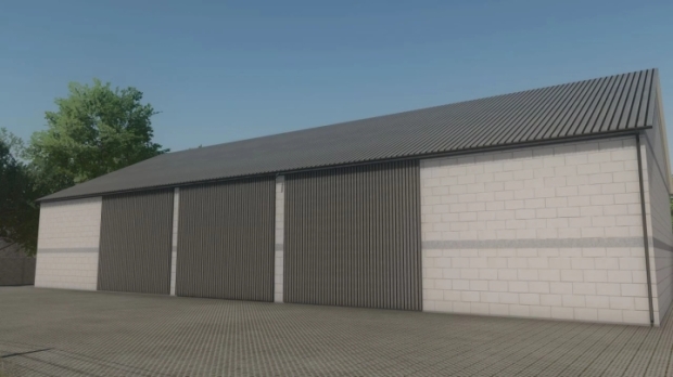 FS22 - Large Barn/Magazine V1.0