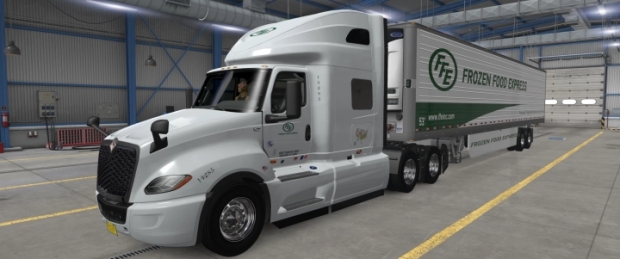 ATS - Lt Skyrise Cab Frozen Food Skin and SCS Trailer 53 Frozen Food Skin Combo