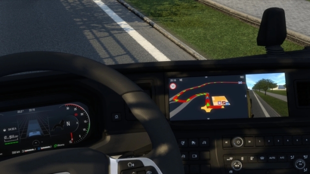 ETS2 - MAN TGX 2020 Infotaiment System Mod V1.0