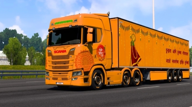 ETS2 - Marathi New Year Gudi Padwa Livery