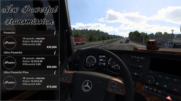 ETS2 - New Powerful Transmission V1.1