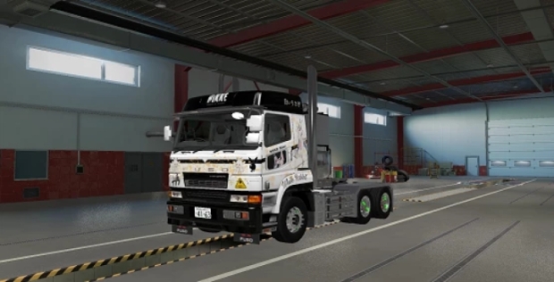 ETS2 - NIKKE: Goddess of Victory (Bunny Girl) Liveries for Fuso SG Super Cab V1.0