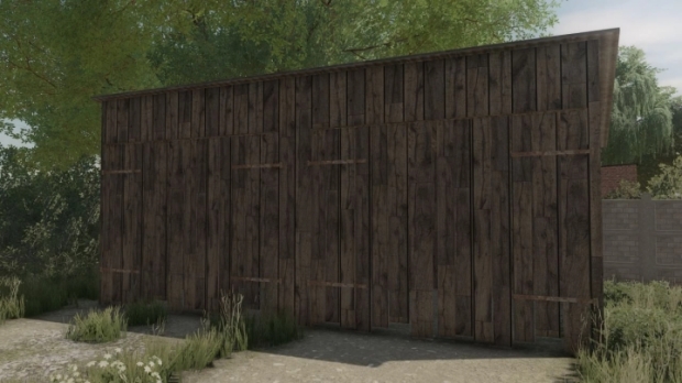 FS22 - Old Wooden Garage V1.0