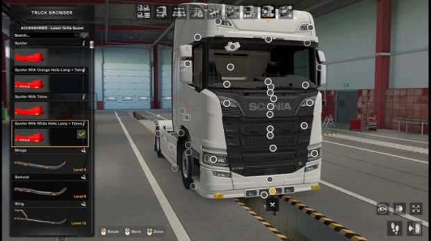 ETS2 - Painted Bumperspoiler For Scania Next Gen S/R V1.0