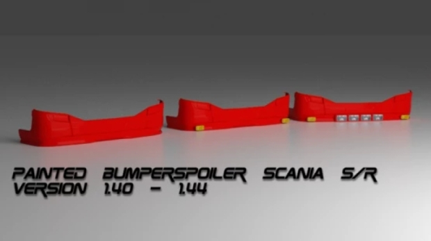 ETS2 - Painted Bumperspoiler For Scania Next Gen SR