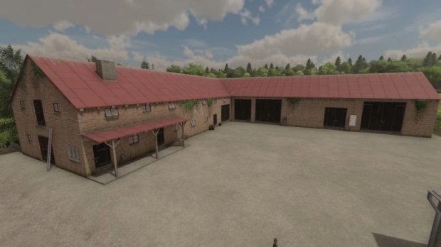 FS22 - Polish Building With Cows V1.0