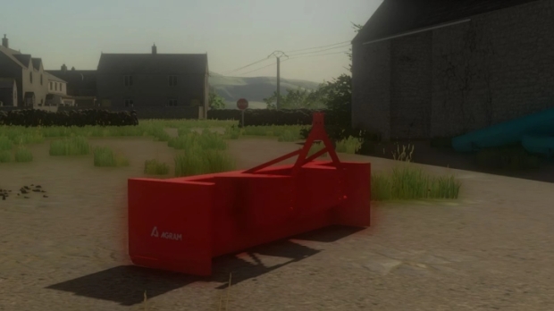 FS22 - Rabot Agricole AGRAM Rouge V1.0
