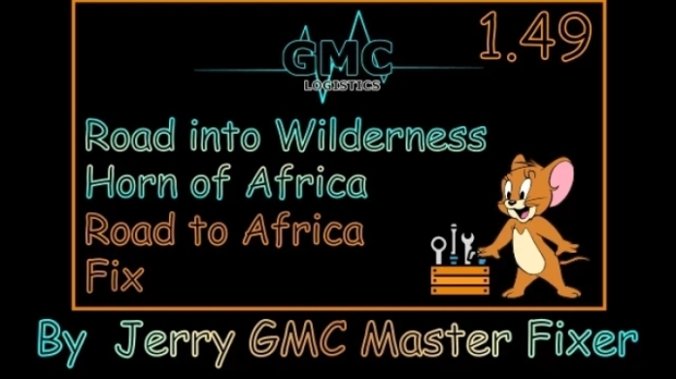 ETS2 - Road into Wilderness Horn of Africa Road to Africa Fix V1.1
