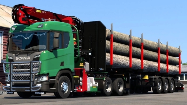ETS2 - Scania NG Doll Long Wood Chassis Addon