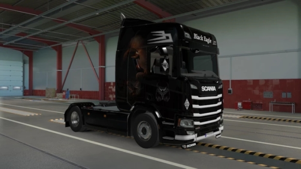 ETS2 - Scania R NG Black Eagle Airbrush Skin V1.0