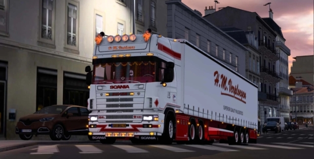ETS2 - Scania R4 H.M Verploegen + Trailer Combo V2.0