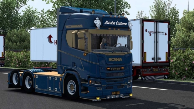 ETS2 - Scania R580s Harsha Customs V1.0