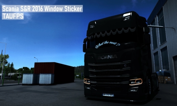 ETS2 - Scania S&R 2016 Window Sticker