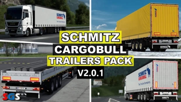 ETS2 - Schmitz Cargobull Trailers Pack V2.0.1