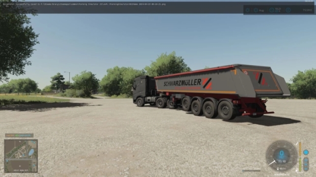 FS22 - Schwarz Mueller Alu 4 Axles Tipper Trailer v1.0.0.1