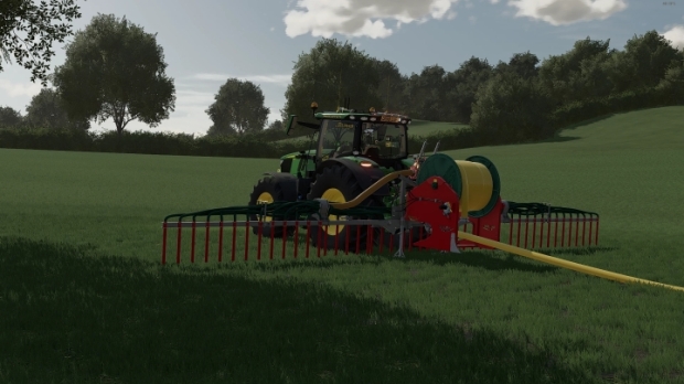 FS22 - Slurrykat Reel and Dribble Bar V1.0