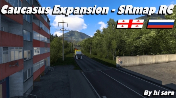 ETS2 - Southern Region Map Caucasus Expansion RC V1.2