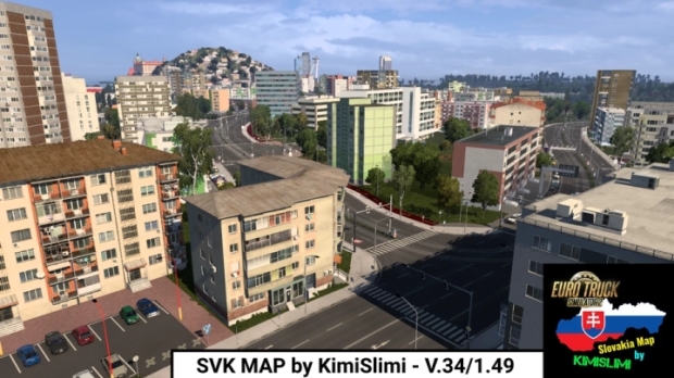 ETS2 - SVK Map - Demo - Fix V.34B