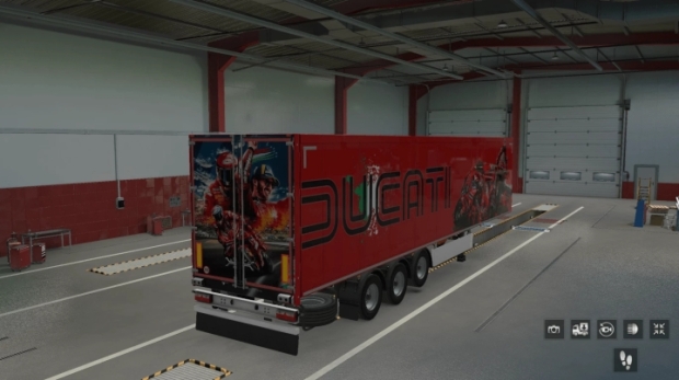 ETS2 - Trailer Skin Ducati Moto GP V1.0