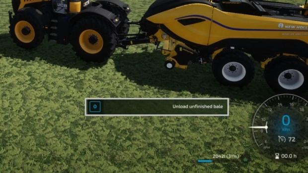 FS22 - Unload Bales Early V1.0.0.1