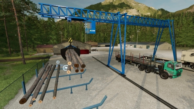 FS22 - Wood Crane V1.2