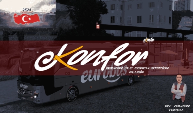 ETS2 - Balkan Coach Station Pack for Konfor Turizm V1.0