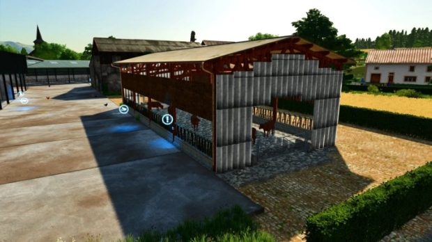 FS22 - Barn for Cows in Straw Air V1.0