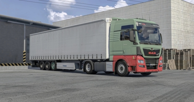 ETS2 - Combo Skin for Gloovers MAN and Krone Profi Liner from Sogard