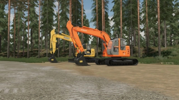 FS22 - Deere/Hitachi ZX135US/135C V1.0