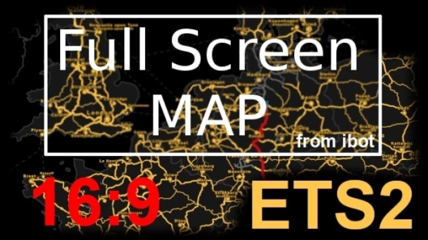 ETS2 - Full Screen Map V2.3