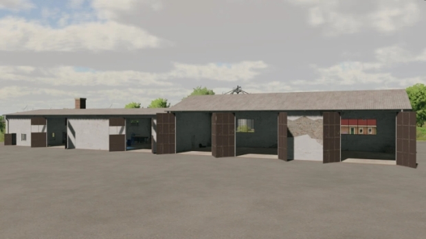 FS22 - Hall With Workshop V1.0