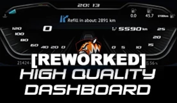 ETS2 - High Quality Dashboard – DAF 2021 XG & XG+ V2.6.1