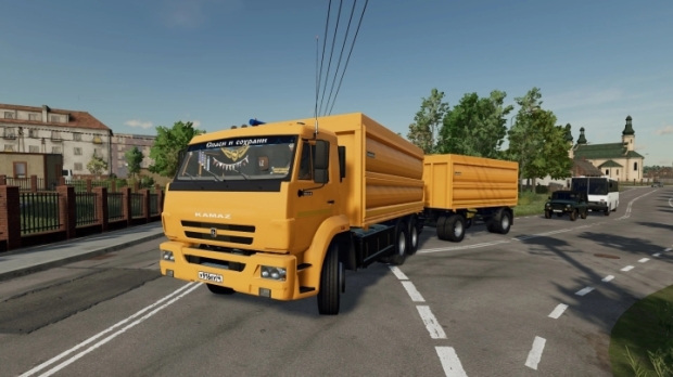 FS22 - KamAZ-65115A & Trailer V1.0