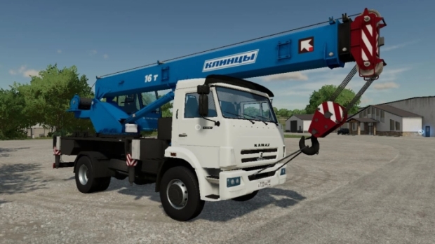 FS22 - Kamaz Crane Klincy 4x2 V2.0