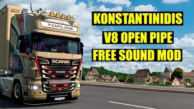 ETS2 - Konstantinidis Open Pipe V8 V1.0.5