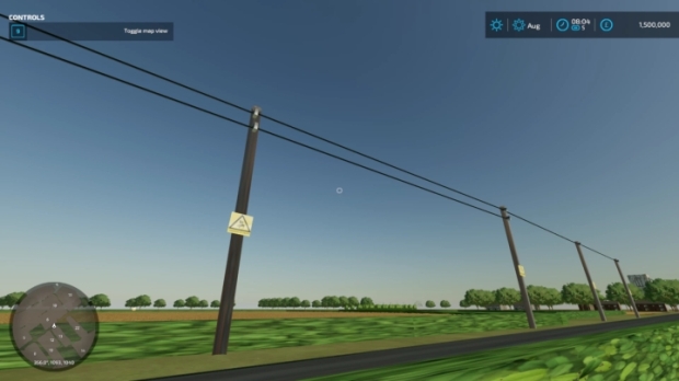 FS22 - Low Voltage Pole UK Prefab V1.0