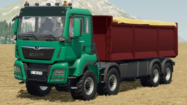 FS22 - MAN TGS 18.500 8x8 Kipper Truck V1.0