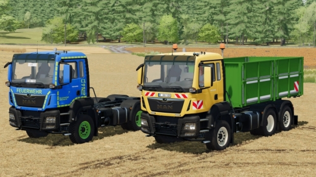 FS22 - MAN TGS 18.500 Semi & Kipper Trucks V1.0