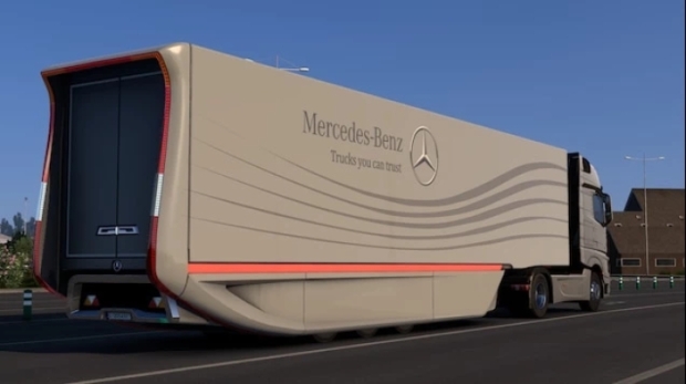 ETS2 - MB AeroDynamic Trailer by AM V1.50