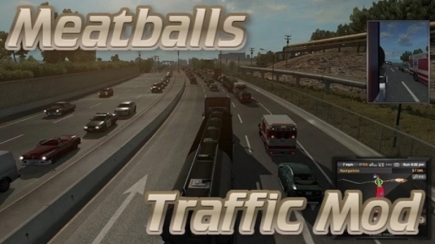 ATS - Meatballs Traffic Density Mod V1.50