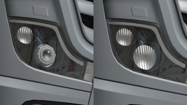 ETS2 - Mercedes Actros 2014 Tuning Headlights V2.0