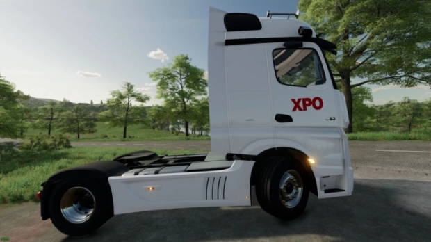 FS22 - Mercedes Actros 2022 XPO Logistics V1.0