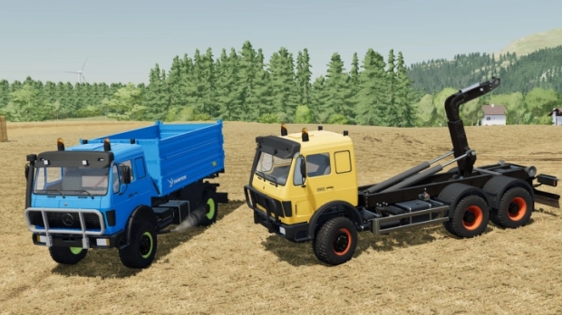 FS22 - Mercedes-Benz Agrar Kipper & IT Runner Trucks V1.0