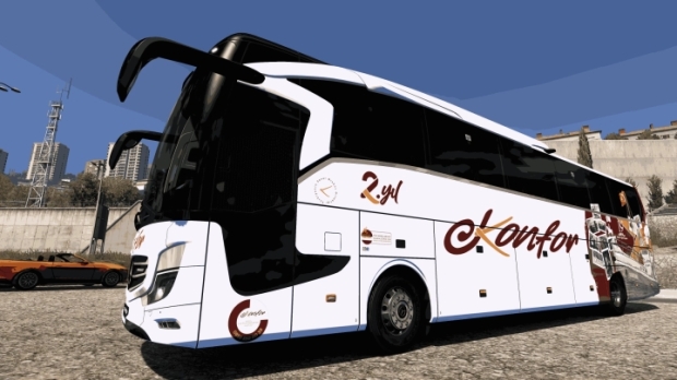 ETS2 - Mercedes-Benz Travego 16 SHD E6 Konfor Turizm 19 Mayis Ozel Skin V1.0